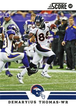 Demaryius Thomas Denver Broncos 2012 Panini Score NFL #181